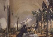 John Singer Sargent Breakfast in the Loggia (mk18) USA oil painting artist